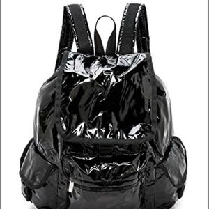 Lesportsac Black Shiny Backpack